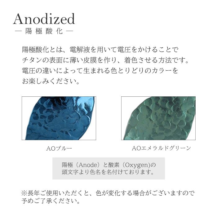 陽極酸化について