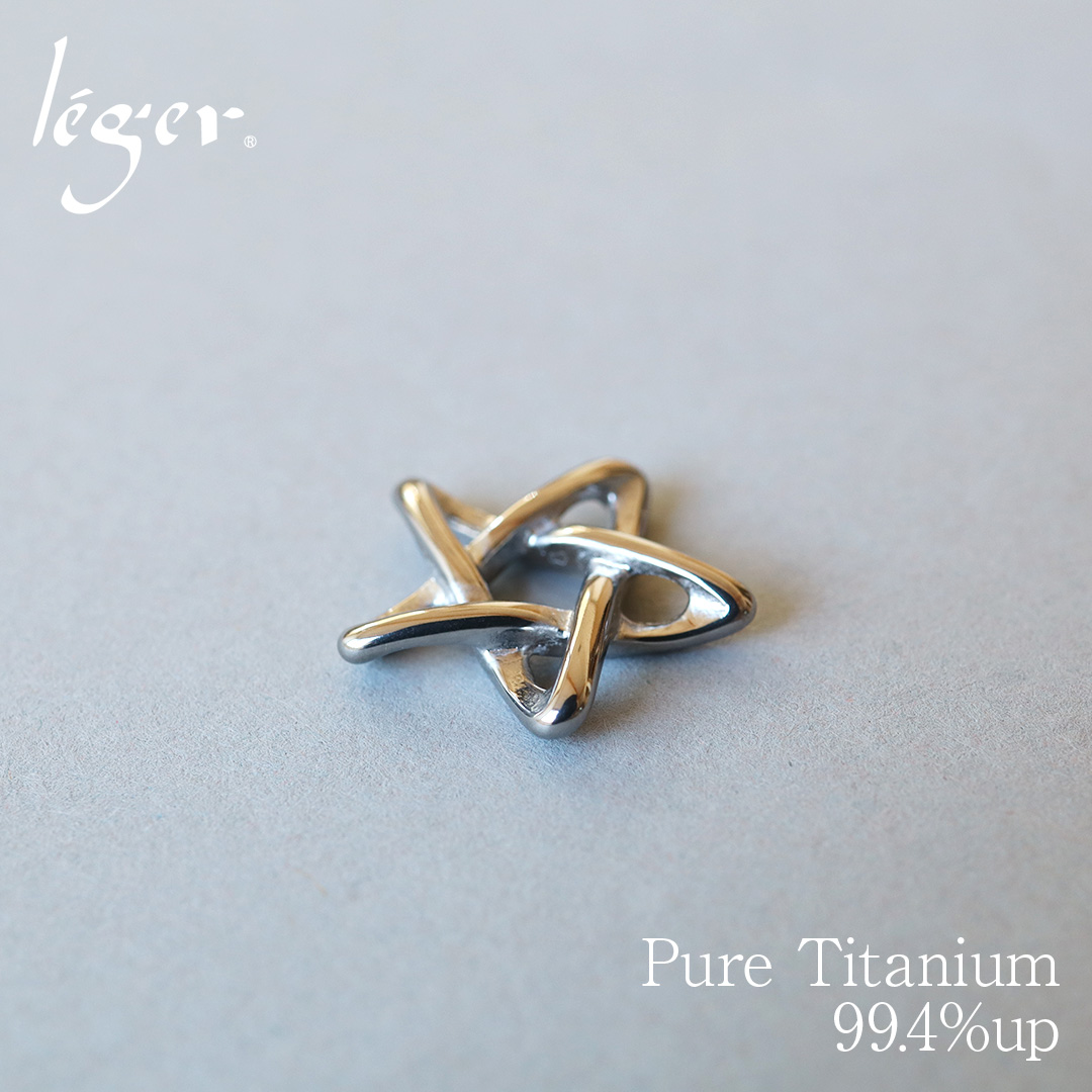 【チタンアクセサリー　レジエ】ペンダントトップ
