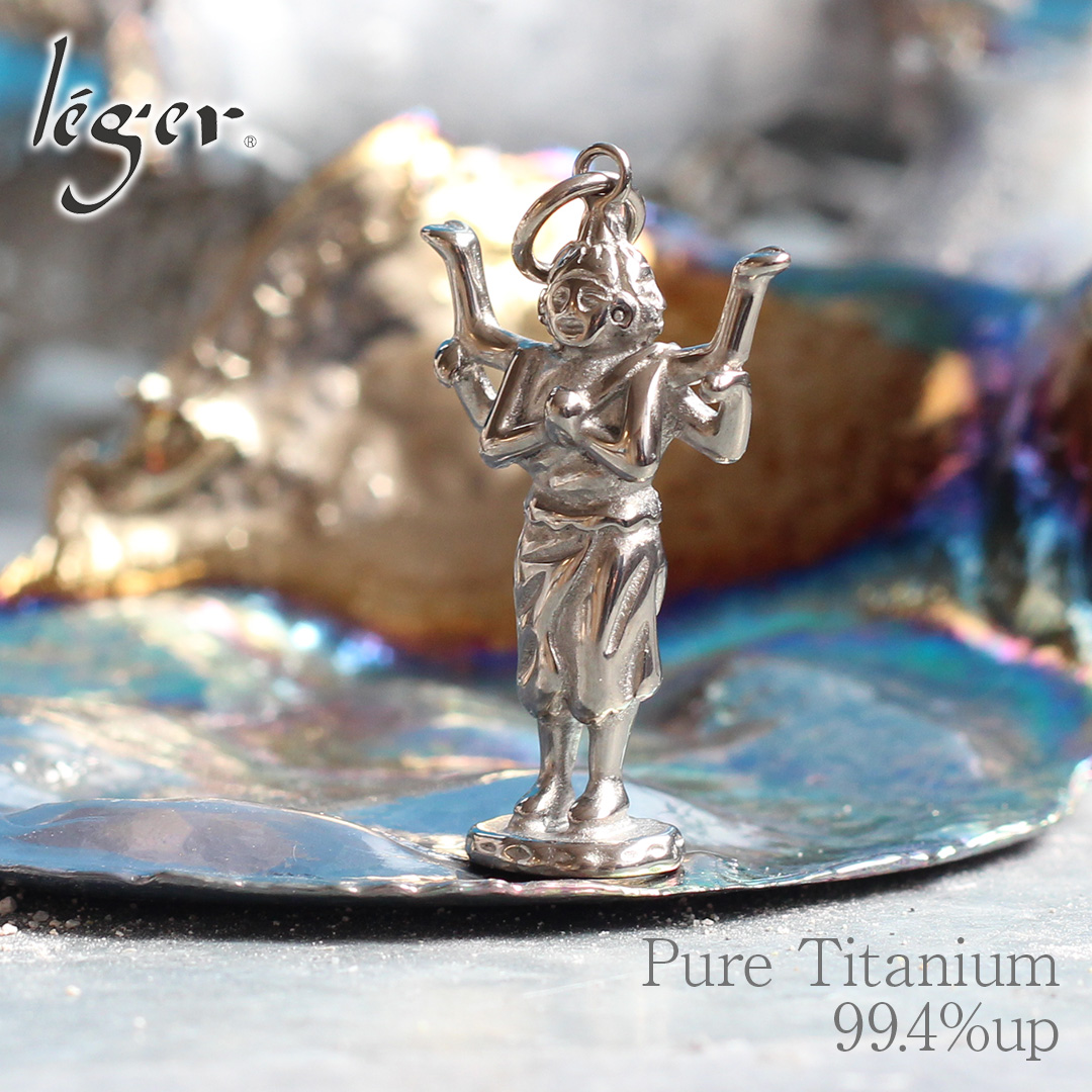 チタンペンダントトップ 阿修羅｜leger レジエ T177