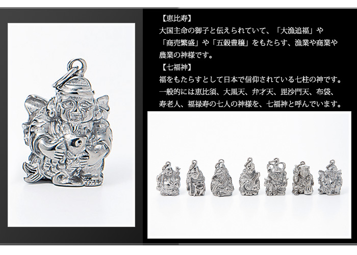 【チタンアクセサリー レジエ】七福神 説明