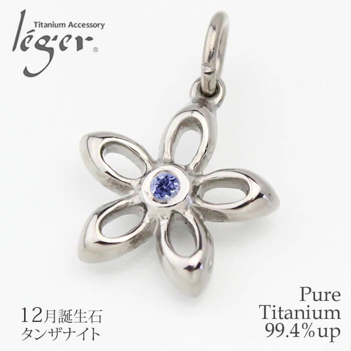 【チタンアクセサリー レジエ】誕生石ペンダントトップ